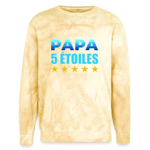 Five-Star Dad - Unisex Colorblast Crewneck Sweatshirt
