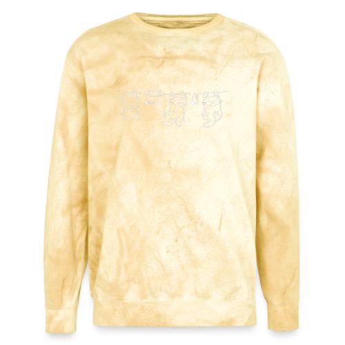 Minimalist Hanging Cats Line Art - Cute Kittens - Unisex Colorblast Crewneck Sweatshirt