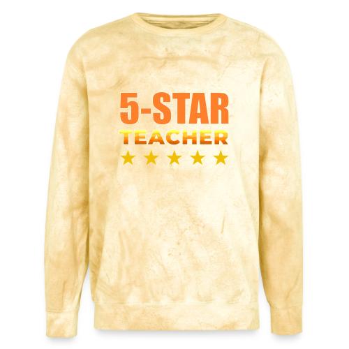 Five-Star Teacher - Unisex Colorblast Crewneck Sweatshirt