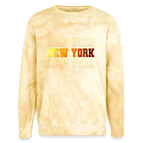 New York Varsity Echo - Unisex Colorblast Crewneck Sweatshirt