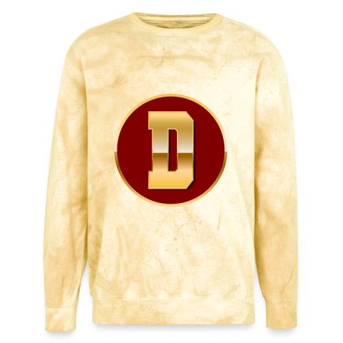 Letter D – Capital Varsity Alphabet Monogram - Unisex Colorblast Crewneck Sweatshirt