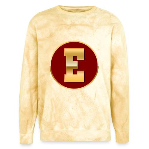 Letter E – Capital Varsity Alphabet Monogram - Unisex Colorblast Crewneck Sweatshirt