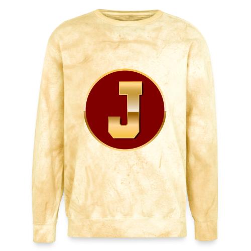 Letter J – Capital Varsity Alphabet Monogram - Unisex Colorblast Crewneck Sweatshirt