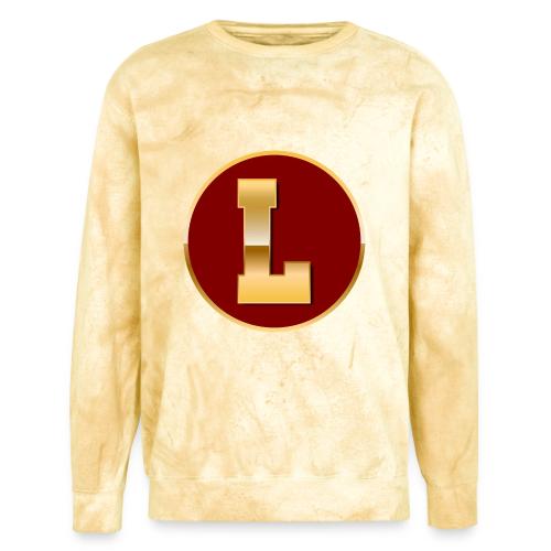 Letter L – Capital Varsity Alphabet Monogram - Unisex Colorblast Crewneck Sweatshirt