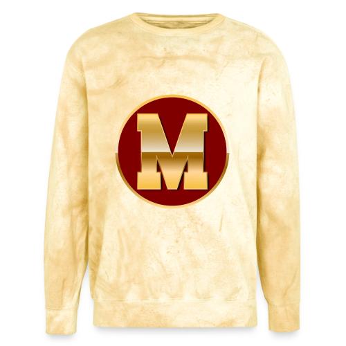 Letter M – Capital Varsity Alphabet Monogram - Unisex Colorblast Crewneck Sweatshirt