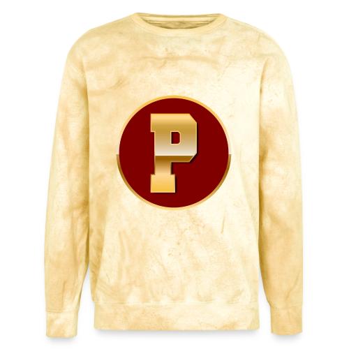Letter P – Capital Varsity Alphabet Monogram - Unisex Colorblast Crewneck Sweatshirt