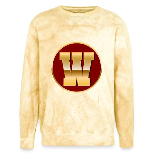 Letter W – Capital Varsity Alphabet Monogram - Unisex Colorblast Crewneck Sweatshirt