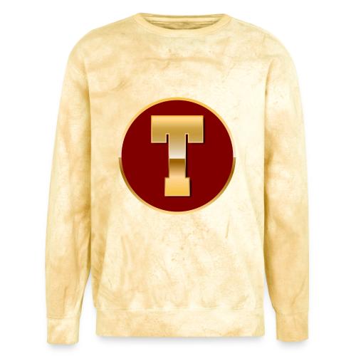 Letter T – Capital Varsity Alphabet Monogram - Unisex Colorblast Crewneck Sweatshirt