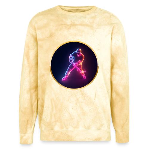 Hockey: Neon Ice Strike - Unisex Colorblast Crewneck Sweatshirt