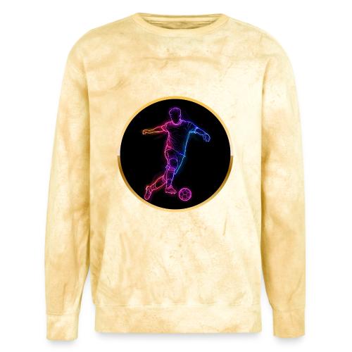 Neon Soccer Flow - Unisex Colorblast Crewneck Sweatshirt