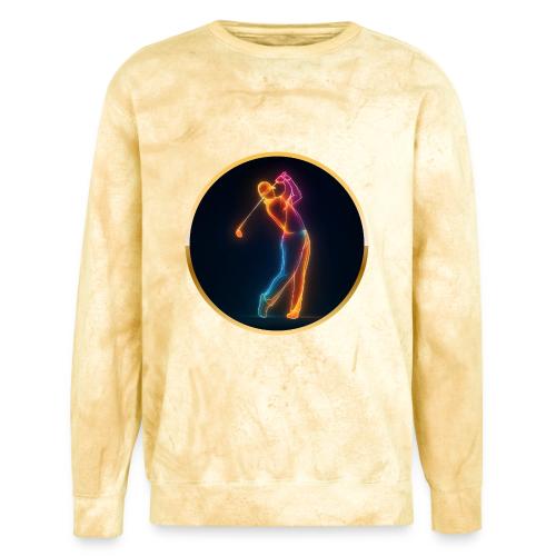 Neon Golf Motion - Unisex Colorblast Crewneck Sweatshirt