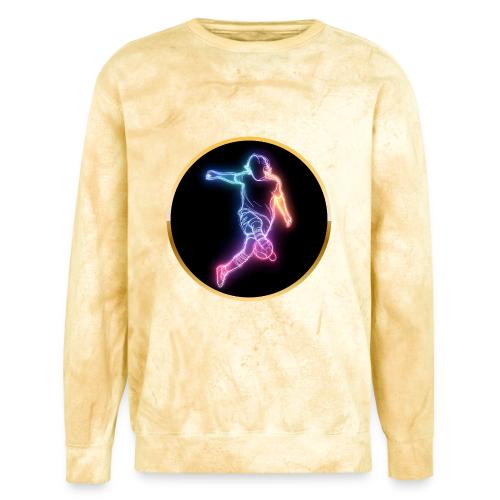 Soccer: Neon Goal Fusion - Unisex Colorblast Crewneck Sweatshirt
