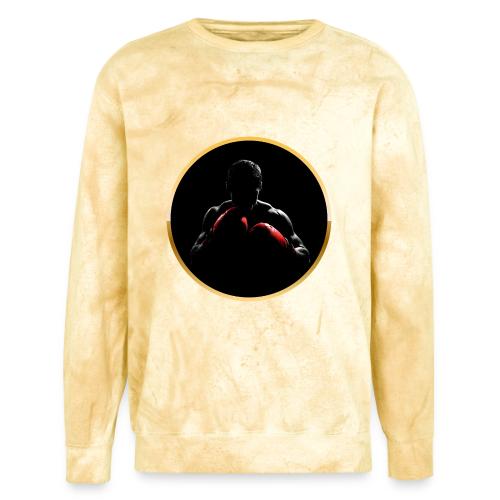 Boxing: Crimson Gloves Fighter - Unisex Colorblast Crewneck Sweatshirt