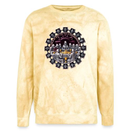 Last Supper Communion T Shirt, Faith Gift - Unisex Colorblast Crewneck Sweatshirt