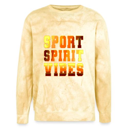 Sport Spirit Vibes Gradient - Unisex Colorblast Crewneck Sweatshirt