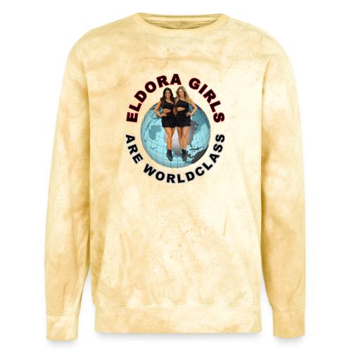 Eldora Girls Are Worldclass - Unisex Colorblast Crewneck Sweatshirt