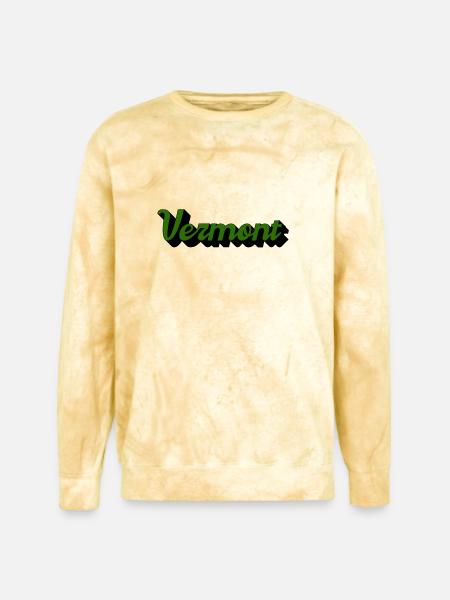Green Vermont - Unisex Colorblast Crewneck Sweatshirt - citrine