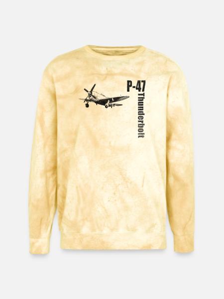 P-47 - Unisex Colorblast Crewneck Sweatshirt - citrine