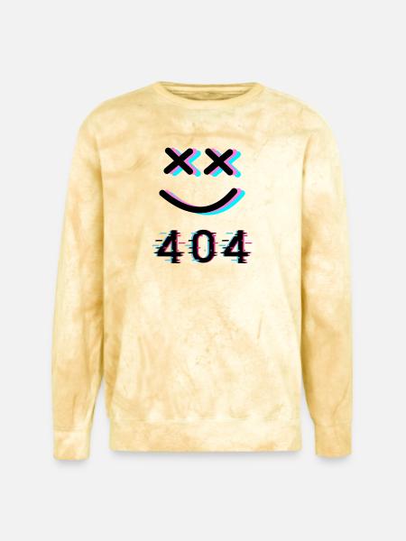 404 Fashion Error - Unisex Colorblast Crewneck Sweatshirt - citrine