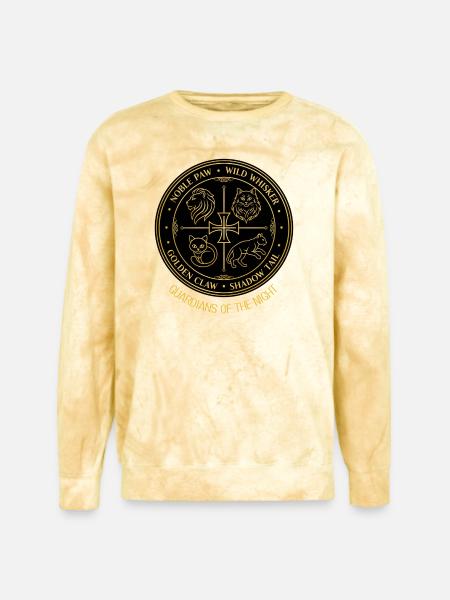 Guardians of the Night Crest - Unisex Colorblast Crewneck Sweatshirt - citrine