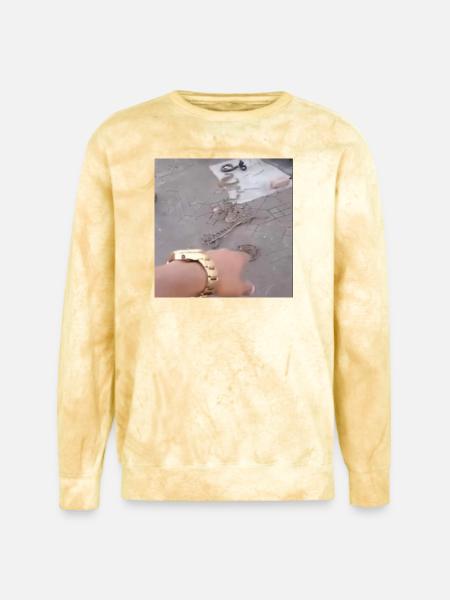 Some relatives - Unisex Colorblast Crewneck Sweatshirt - citrine