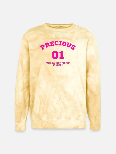 Precious 01 - Unisex Colorblast Crewneck Sweatshirt - citrine
