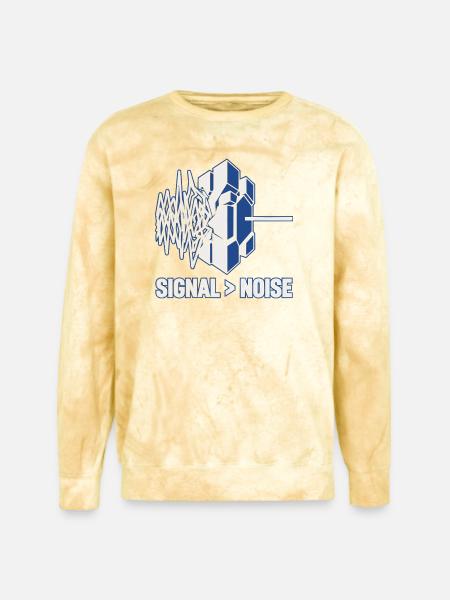 Professional Signal Logic Tee - Unisex Colorblast Crewneck Sweatshirt - citrine