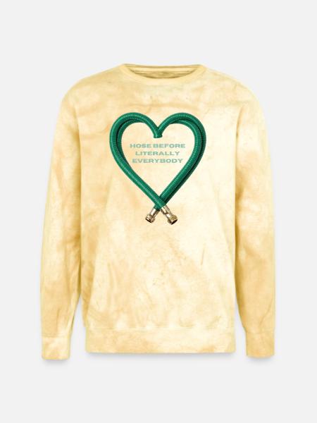 Hose Heart Humor - Unisex Colorblast Crewneck Sweatshirt - citrine