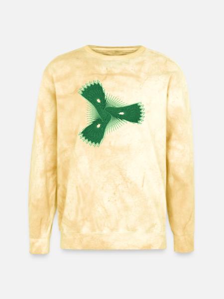 Der schüchterne Seestern – Fractal Art - Unisex Colorblast Crewneck Sweatshirt - citrine