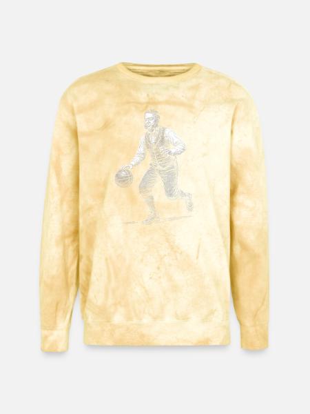 Chester A Arthur Basketball - Unisex Colorblast Crewneck Sweatshirt - citrine