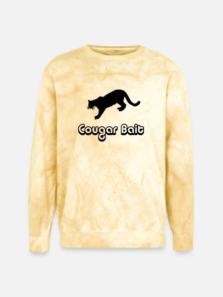 Cougar Bait - Unisex Colorblast Crewneck Sweatshirt - citrine