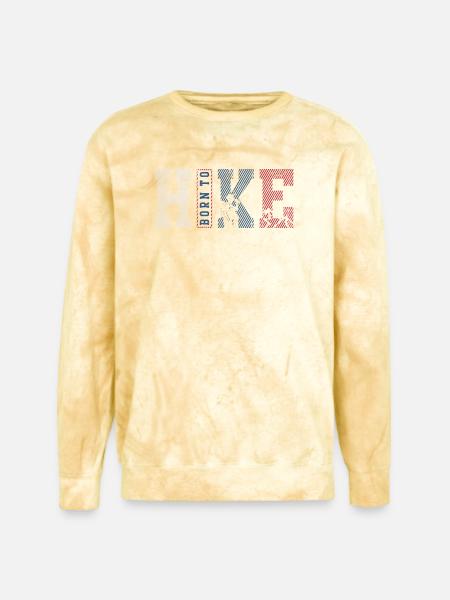 Tokyo Bold Rope Text Distressed - Unisex Colorblast Crewneck Sweatshirt - citrine