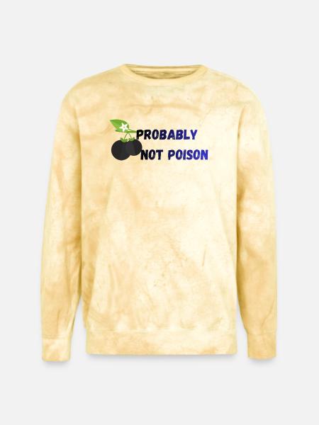 Probably_Not_Poison_-1- - Unisex Colorblast Crewneck Sweatshirt - citrine