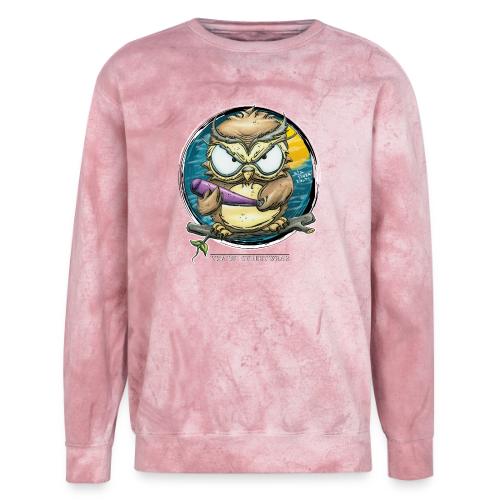 Bis einer Eult - Unisex Colorblast Crewneck Sweatshirt
