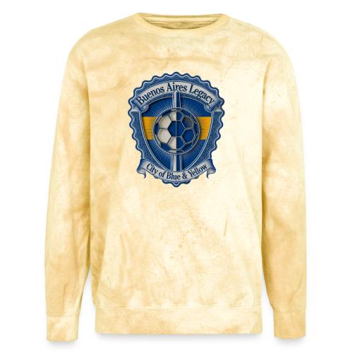 Buenos Aires Legacy T Shirt, Soccer City Pride Gif - Unisex Colorblast Crewneck Sweatshirt