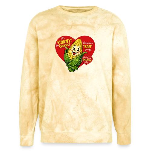Corny Valentine T-Shirt - Unisex Colorblast Crewneck Sweatshirt