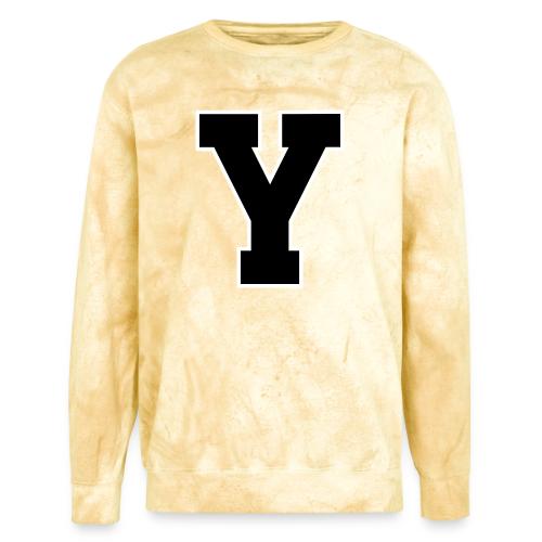 Varsity Letter Y Collegiate Alphabet Art - Unisex Colorblast Crewneck Sweatshirt