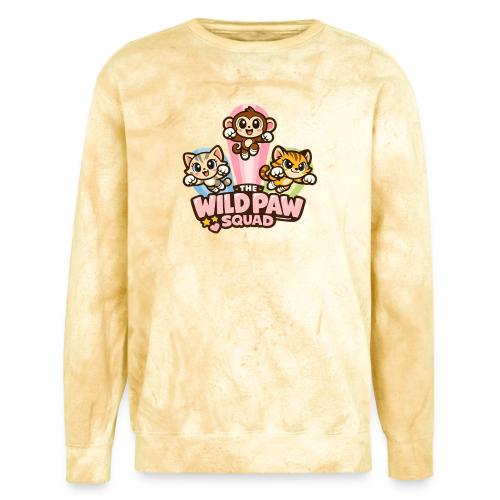 Wild Paw Squad Cute Animal Friends - Unisex Colorblast Crewneck Sweatshirt