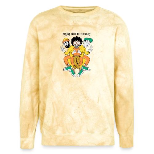 Legendary Broke Crew Retro - Unisex Colorblast Crewneck Sweatshirt