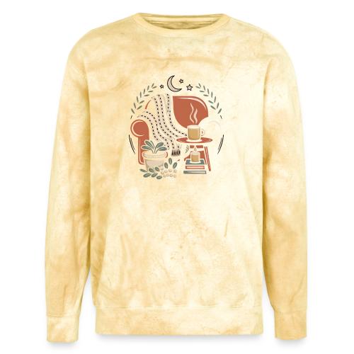 Moonlit Cozy Night Recliner - Unisex Colorblast Crewneck Sweatshirt
