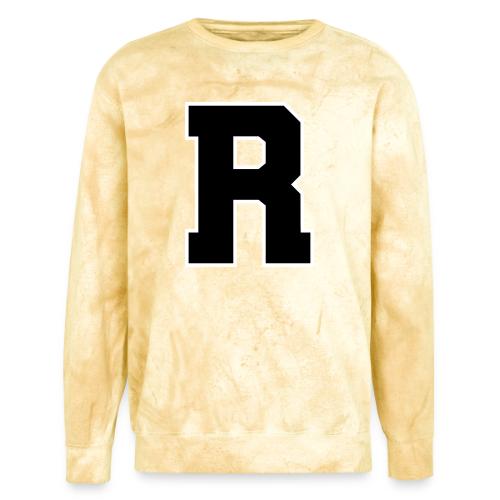 Varsity Letter R Athletic Monogram - Unisex Colorblast Crewneck Sweatshirt