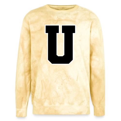 Varsity Letter U Collegiate Monogram - Unisex Colorblast Crewneck Sweatshirt