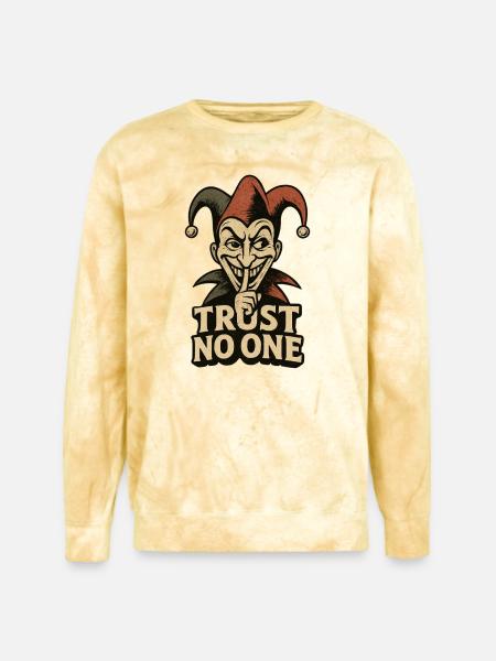 Funny April Fool's Day T-Shirt - Unisex Colorblast Crewneck Sweatshirt - citrine