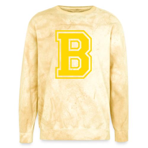 Letter B – Capital Athletic Alphabet Monogram - Unisex Colorblast Crewneck Sweatshirt