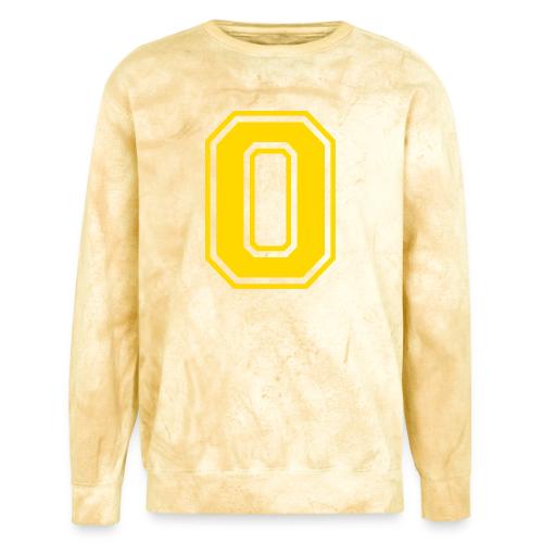 Letter O – Capital Athletic Alphabet Monogram - Unisex Colorblast Crewneck Sweatshirt