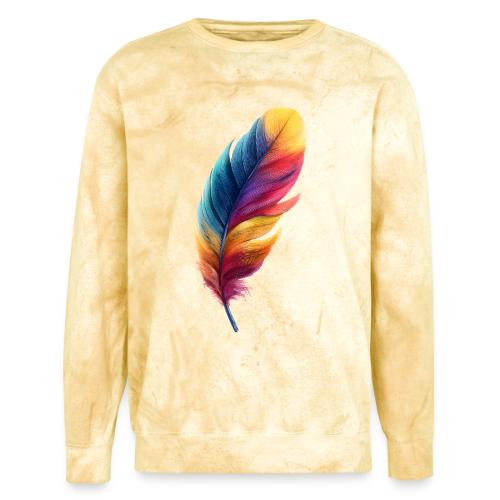 Rainbow Flight Feather - Unisex Colorblast Crewneck Sweatshirt