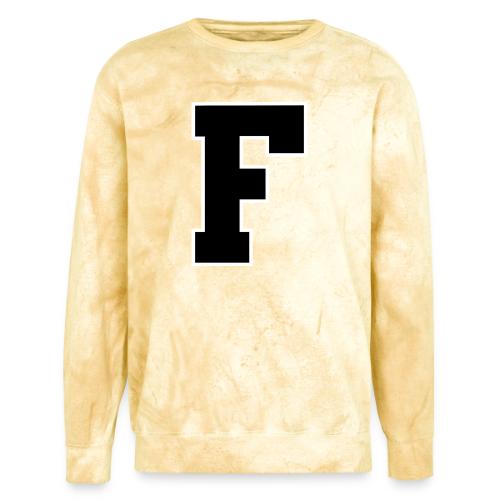 Varsity Letter F Athletic Monogram - Unisex Colorblast Crewneck Sweatshirt