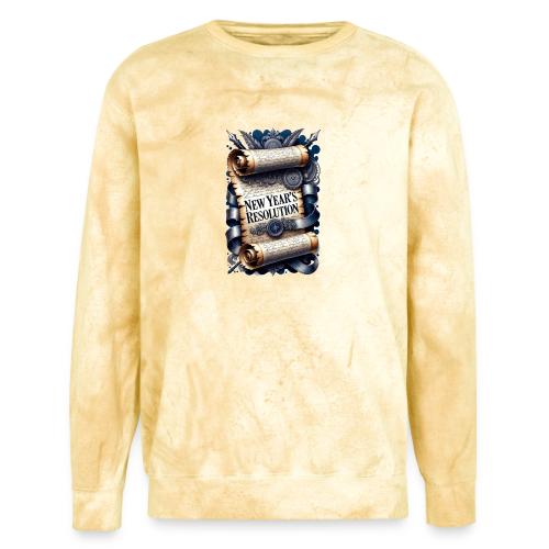 New Year's Resolution T-Shirt - Unisex Colorblast Crewneck Sweatshirt