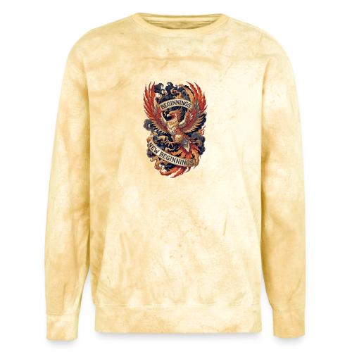 Phoenix New Year T-Shirt - Unisex Colorblast Crewneck Sweatshirt