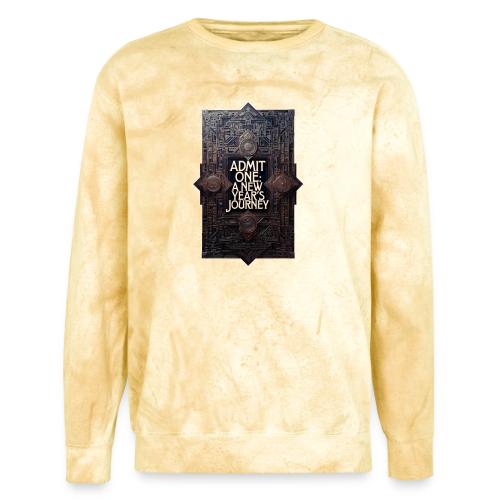 Art Deco VIP Pass T-Shirt - Unisex Colorblast Crewneck Sweatshirt